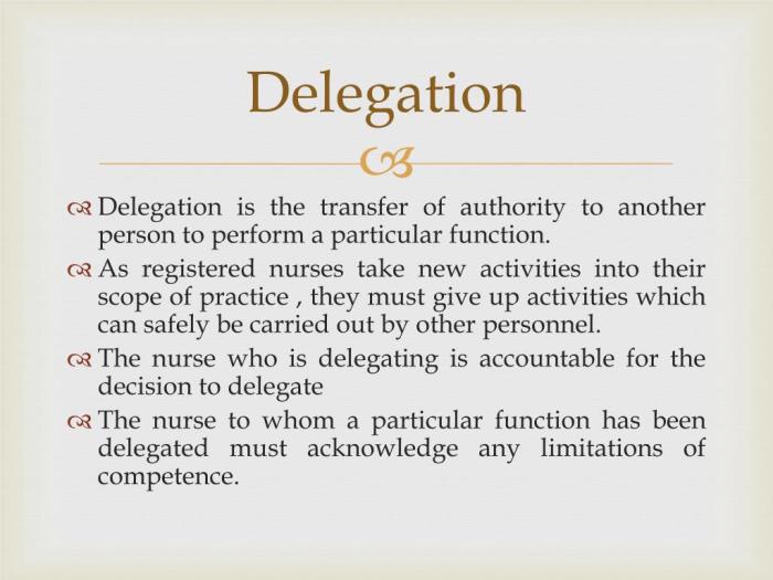 Nursing delegation case study examples