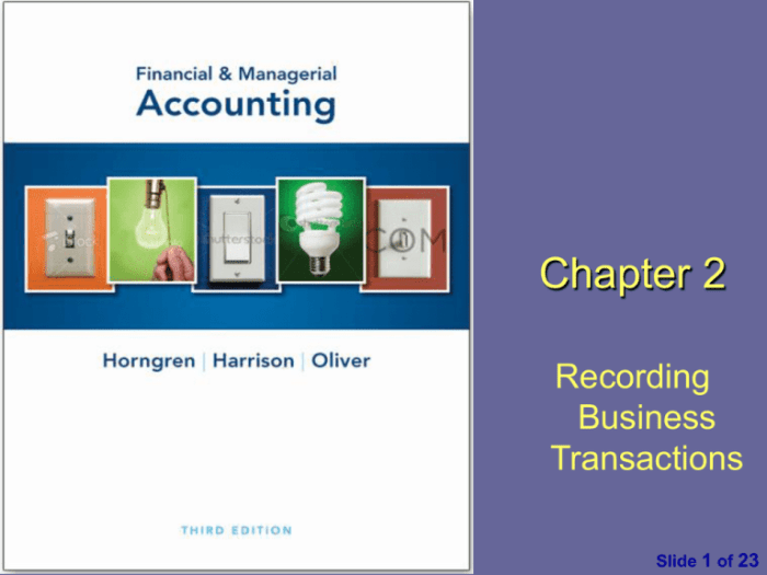 Financial & managerial accounting for mbas