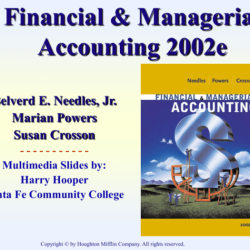 Financial & managerial accounting for mbas