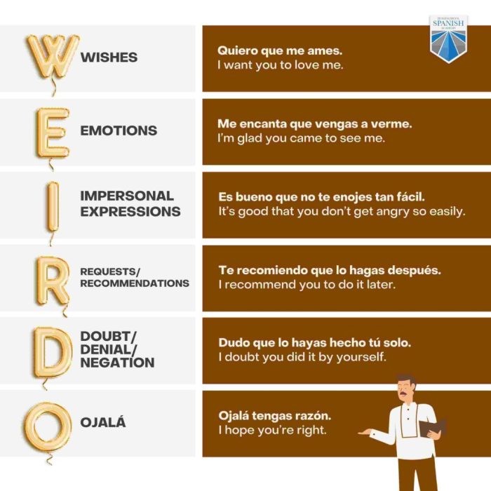 Subjunctive with weirdo breakout room answer key