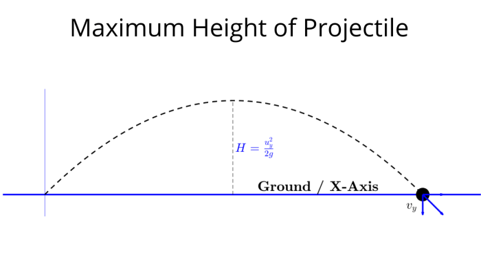 Choose the true statement about firearms maximum projectile range